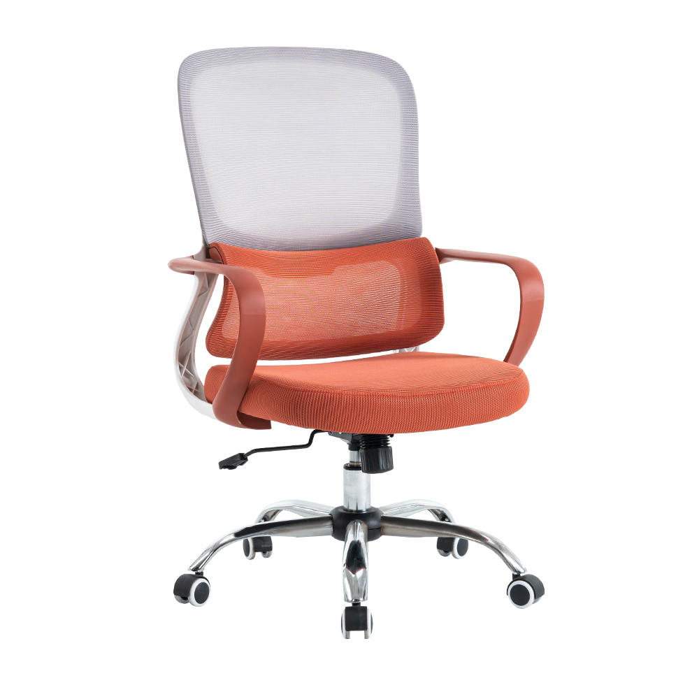 5129 Nakapirming armrest office chair sa bahay na upuan ng computer na umiikot na nakakataas ng mesh breathable na upuan