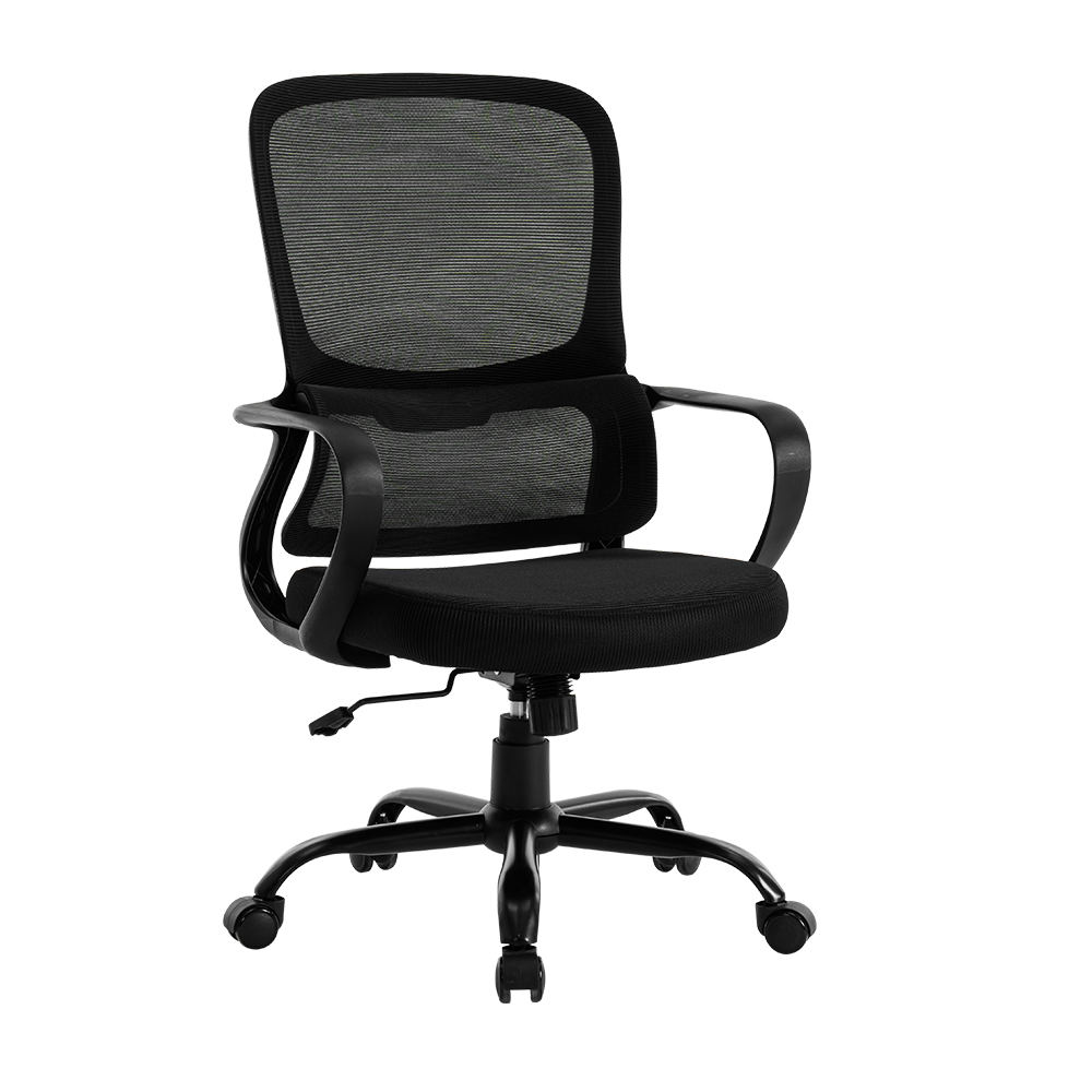 5129 Nakapirming armrest office chair sa bahay na upuan ng computer na umiikot na nakakataas ng mesh breathable na upuan