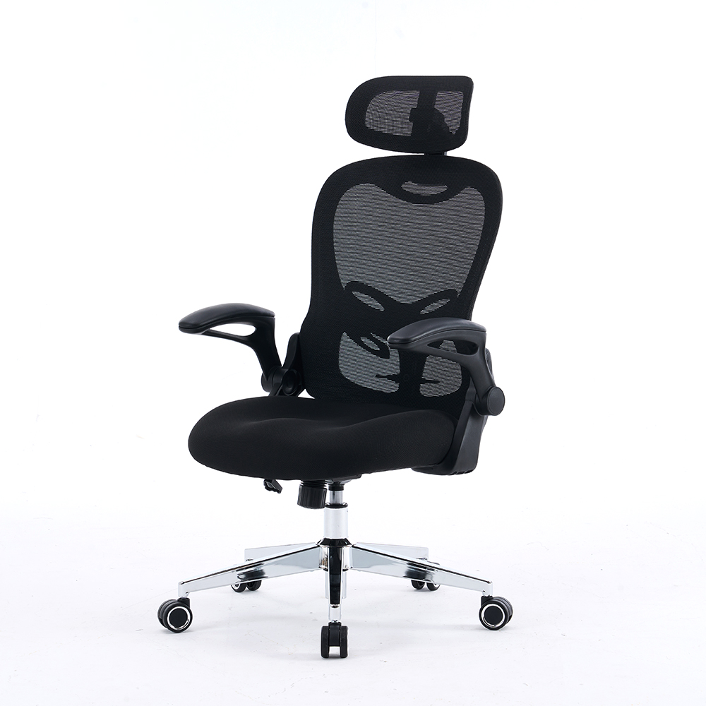 5140 Black/White Ergonomic Mesh Office Chair, High Back Computer Chair