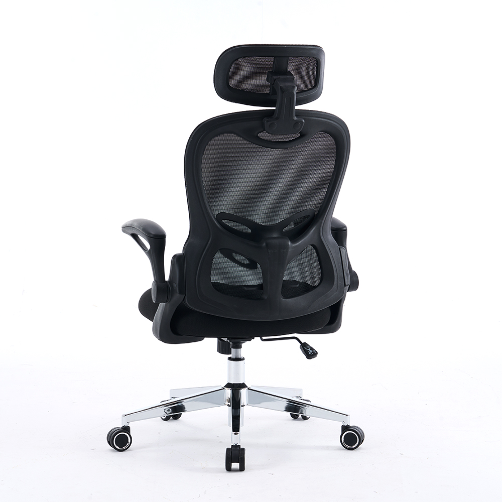 5140 Black/White Ergonomic Mesh Office Chair, High Back Computer Chair