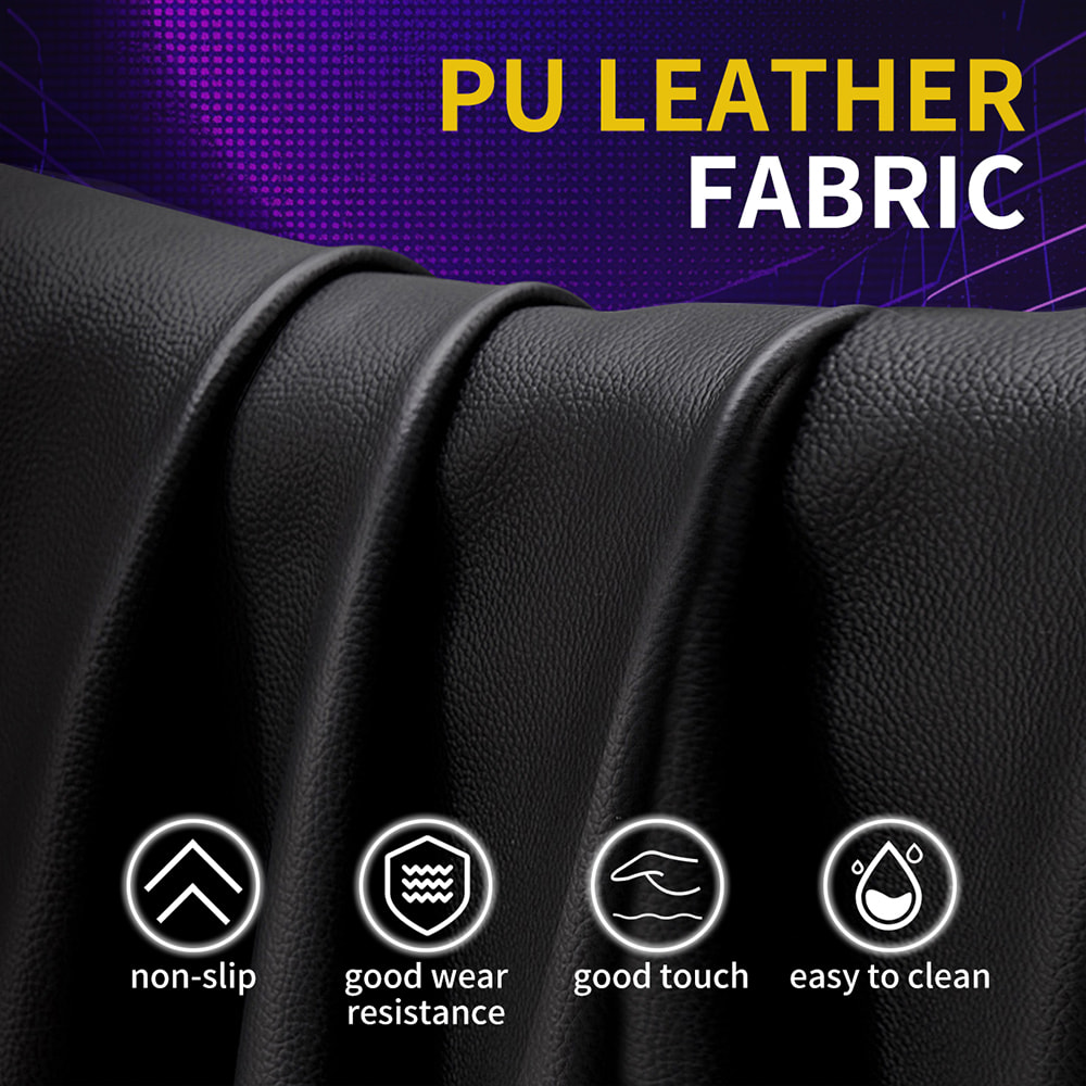 PU Leather Fabric Gaming Chair, Esports Chair na May Multi-color Adjustable RGB Lights, USB Powered, Remote Control PU Leather Fabric Gaming Chair, Esports Chair na May Multi-color Adjustable RGB Lights, USB Powered, Remote Control